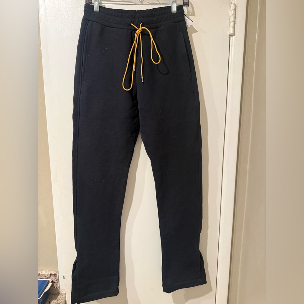 ** SOLD ** Rhude Traxedo Tapered-Leg Lounge Pants (Black)